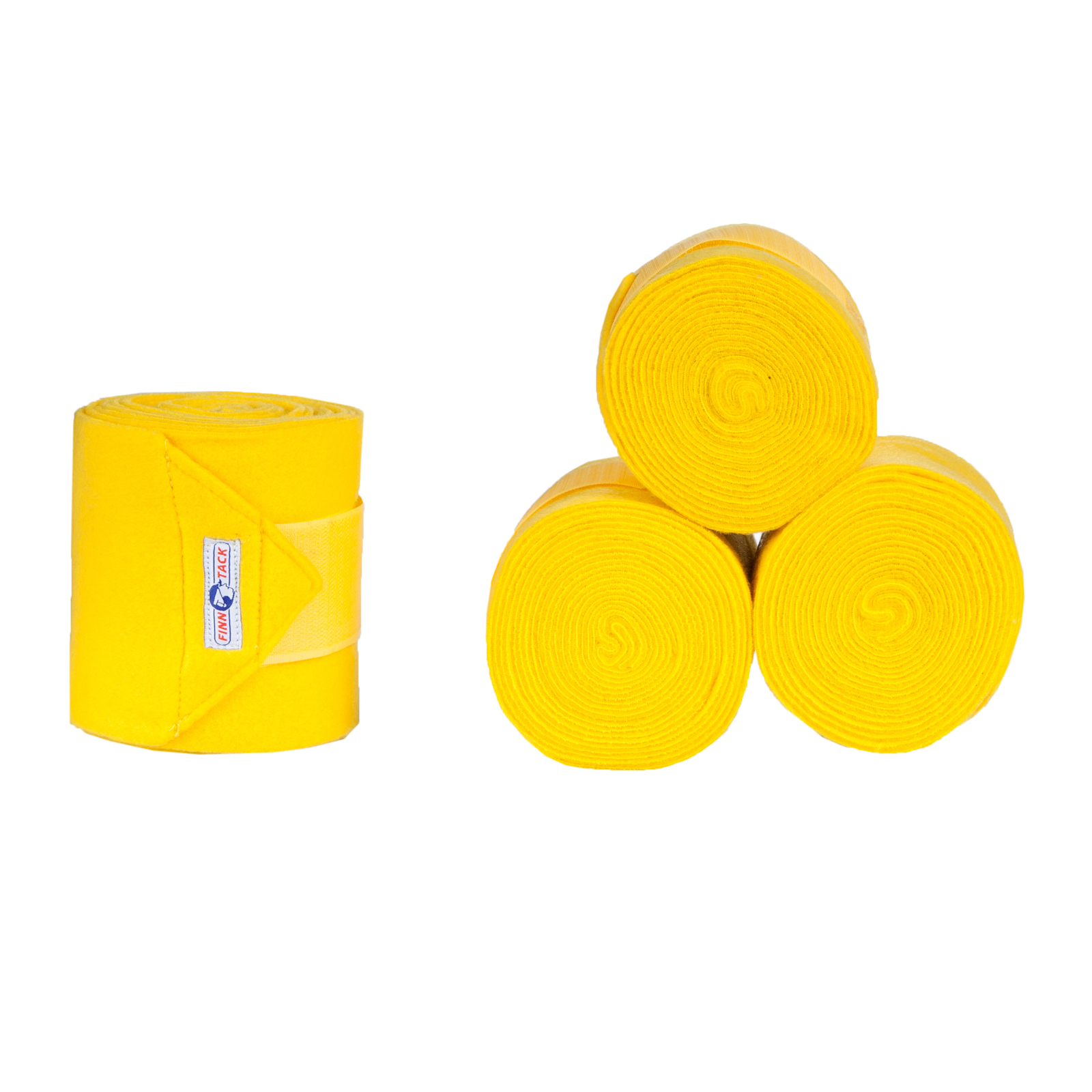 Yellow Finntack Pro Fleece Bandages