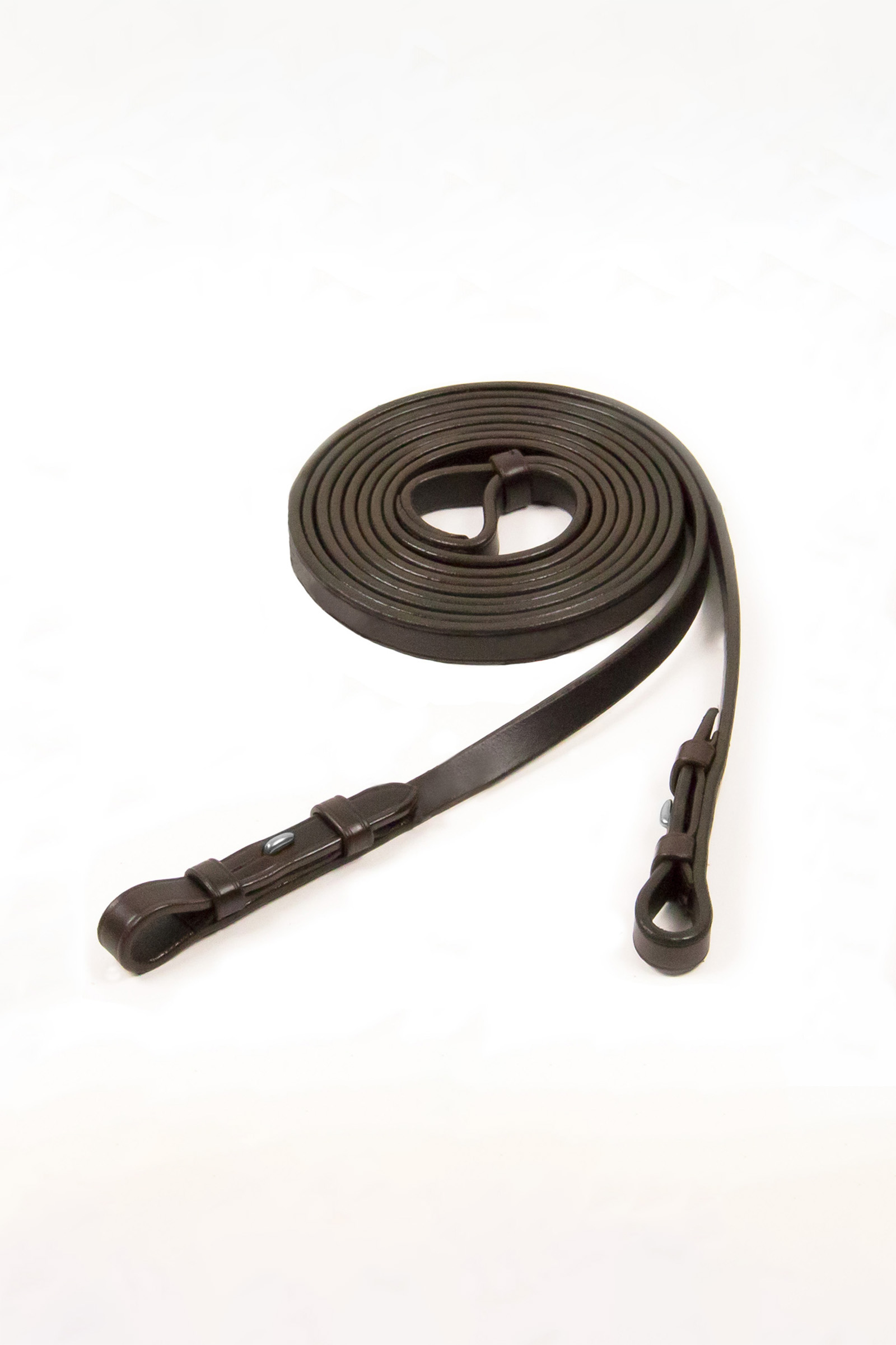 Schockem&ouml;hle Sports Double bridle reins, 13mm,stud hook,no stops