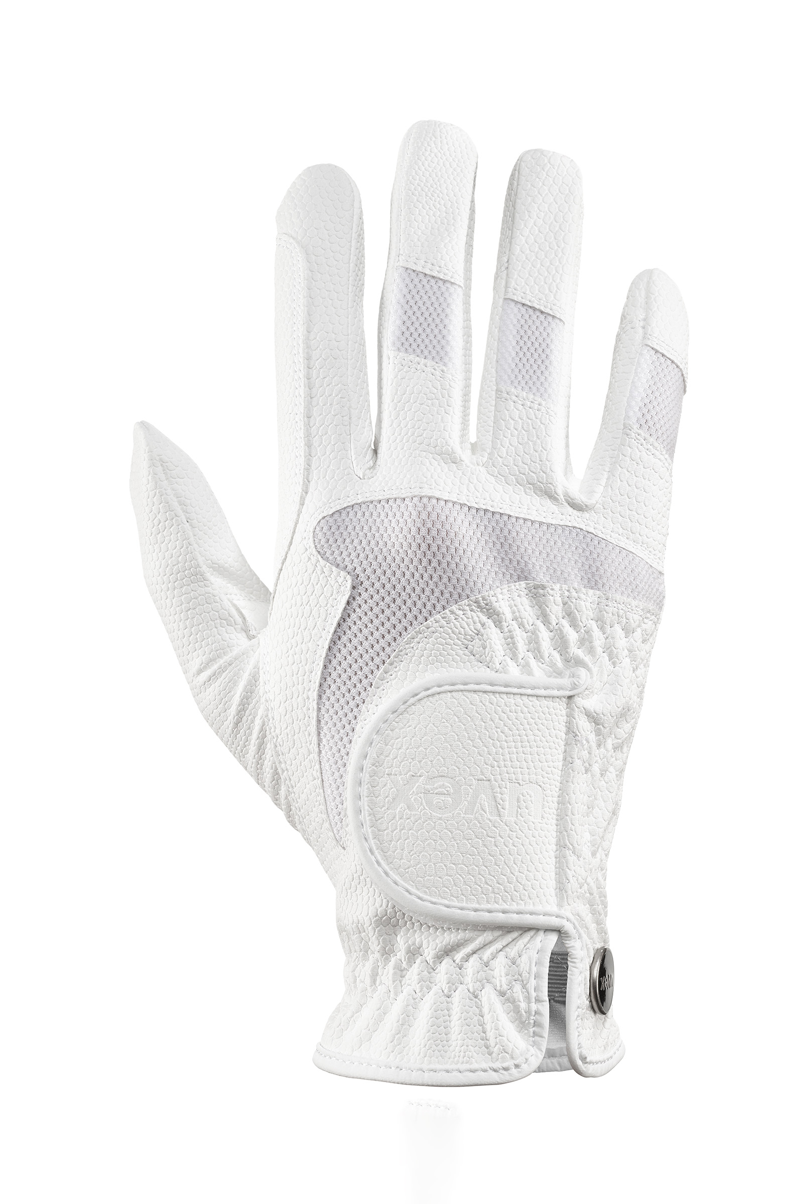 White Uvex i-performance II Riding Gloves