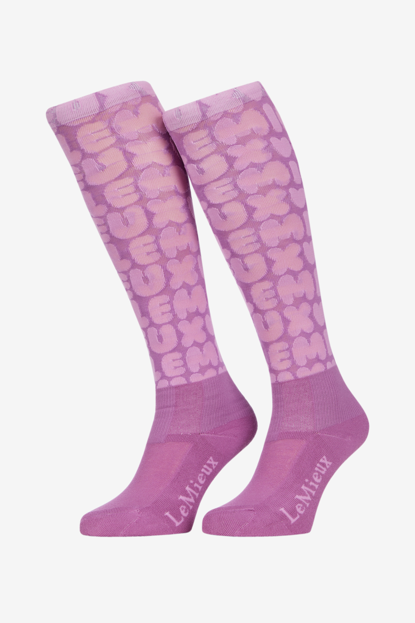 Bubble Font Fondant LeMieux Footsie Socks